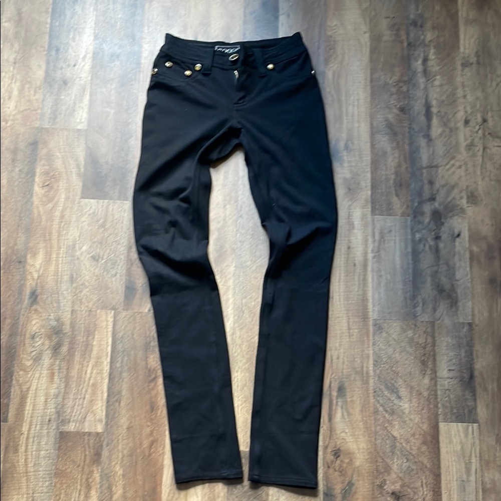 Y2K Coogi Skinny black Pants